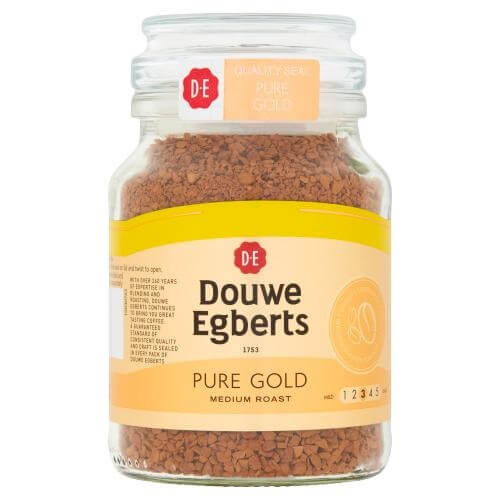 DOUWE EGBERTS PURE GOLD INSTANT COFFEE 95GR
